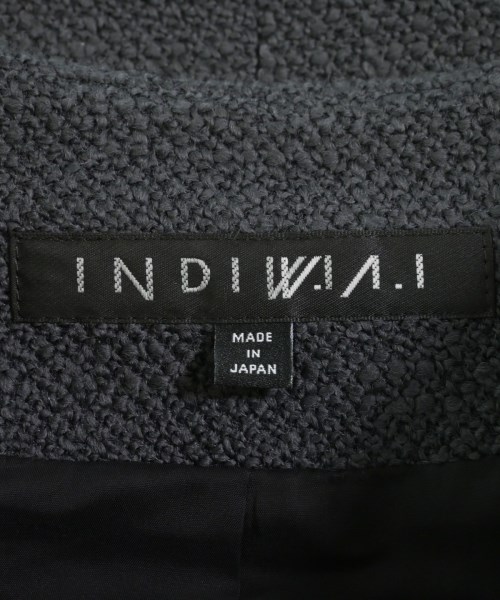 INDIVI（インディヴィ）ノーカラージャケット グレー サイズ:13(XL位) レディース/2200713492248