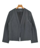 INDIVI（インディヴィ）ノーカラージャケット グレー サイズ:13(XL位) レディース/2200713492248