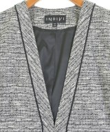 INDIVI（インディヴィ）ノーカラージャケット 白 サイズ:13(XL位) レディース/2200713492255
