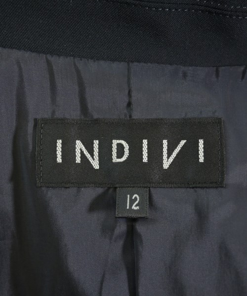 INDIVI（インディヴィ）カジュアルジャケット 紺 サイズ:12(XL位) レディース/2200713492279