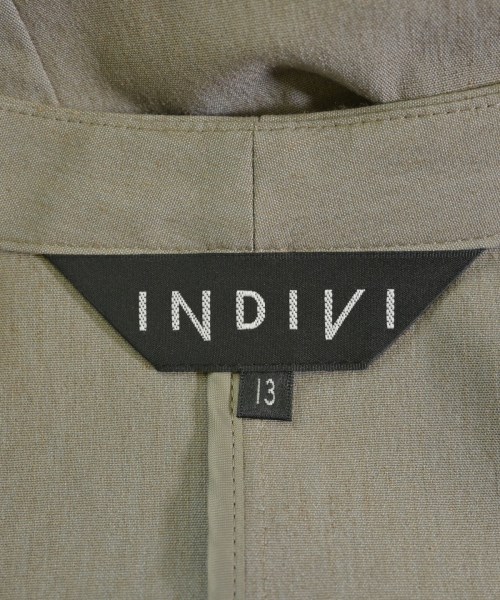 INDIVI（インディヴィ）カジュアルジャケット ベージュ サイズ:13(XL位) レディース/2200713492286