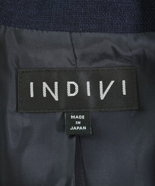 INDIVI（インディヴィ）カジュアルジャケット 紺 サイズ:13(XL位) レディース/2200713492323