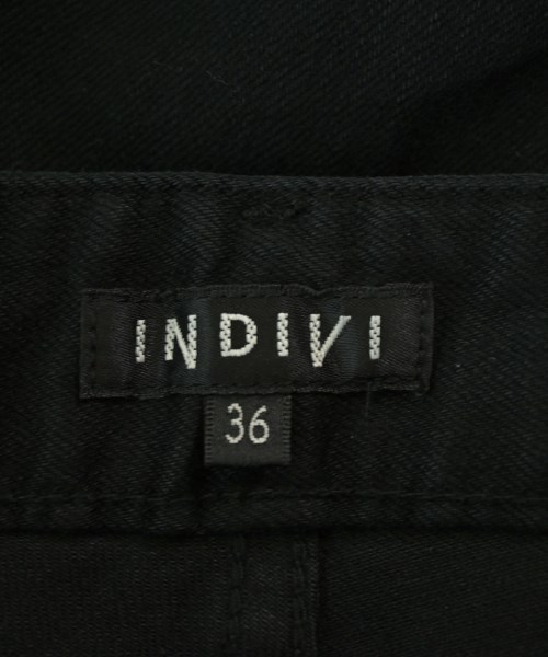 INDIVI（インディヴィ）デニムパンツ 黒 サイズ:36(S位) レディース/2200713491012