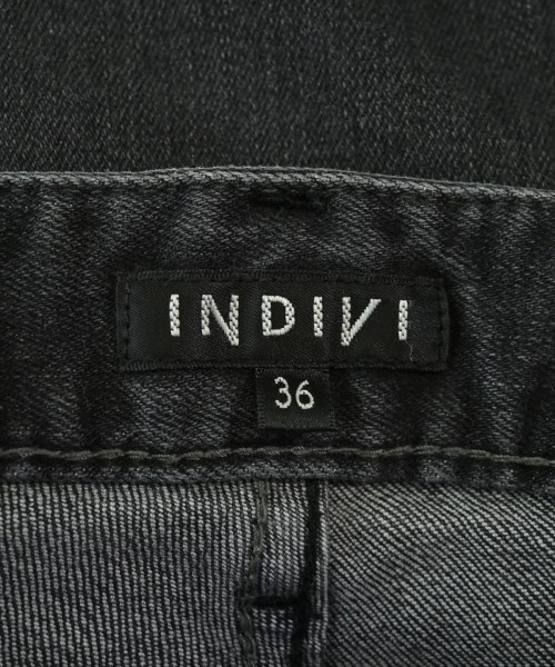 INDIVI（インディヴィ）デニムパンツ グレー サイズ:36(S位) レディース/2200713491029