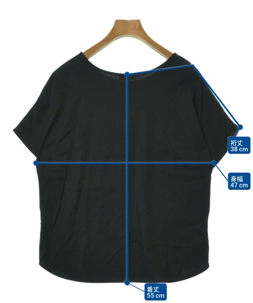 INDIVI（インディヴィ）Tシャツ・カットソー 黒 サイズ:38(M位) レディース/2200713491067