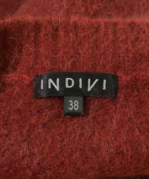 INDIVI（インディヴィ）ニット・セーター 赤 サイズ:38(M位) レディース/2200712066082