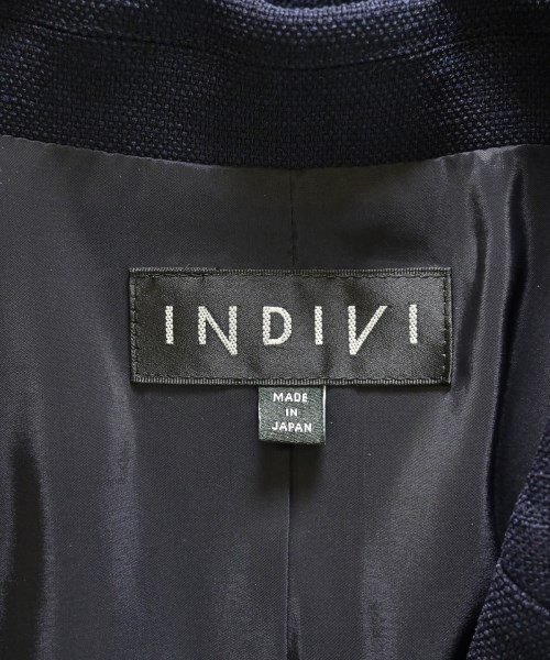 INDIVI（インディヴィ）テーラードジャケット 紺 サイズ:40(L位) レディース/2200715147078