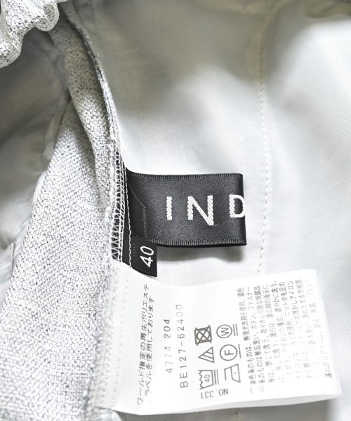 INDIVI（インディヴィ）スラックス グレー サイズ:40(L位) レディース/2200715147085