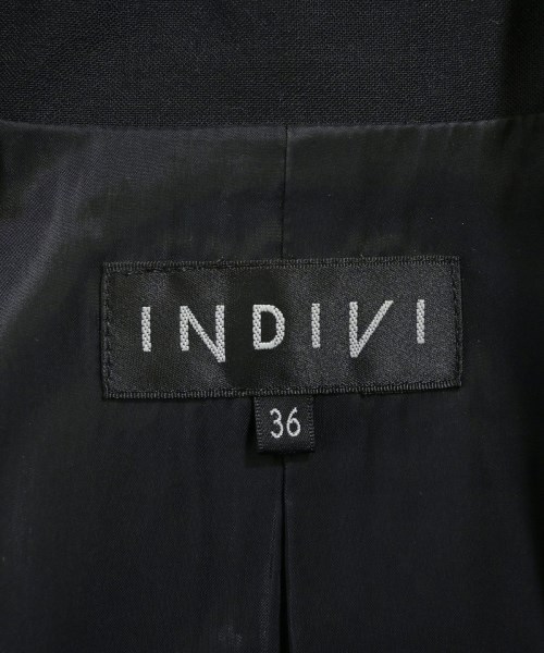 INDIVI（インディヴィ）ジャケット 黒 サイズ:36(S位) レディース/2200631048053