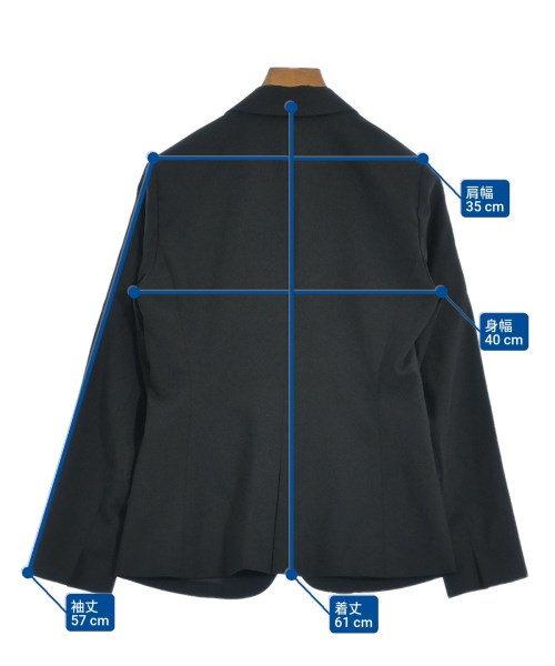 INDIVI（インディヴィ）ジャケット 黒 サイズ:36(S位) レディース/2200631048053