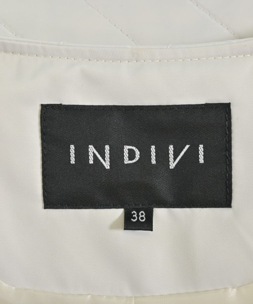INDIVI（インディヴィ）ダウンジャケット/ダウンベスト 白 サイズ:38(M位) レディース/2200631830023