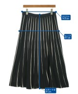 INDIVI（インディヴィ）ロング・マキシ丈スカート 黒 サイズ:15(XXL位) レディース/2200631830030