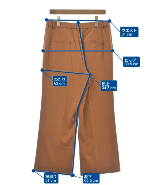 INDIVI（インディヴィ）スラックス オレンジ サイズ:13(XL位) レディース/2200631830047