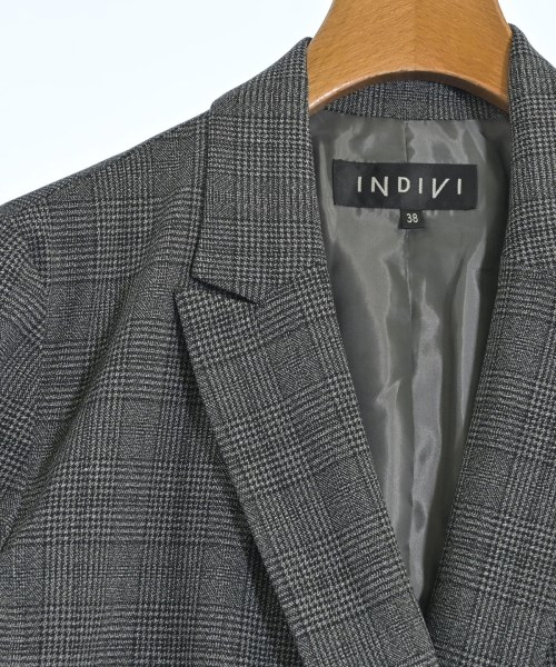 INDIVI（インディヴィ）テーラードジャケット グレー サイズ:38(M位) レディース/2200635099013