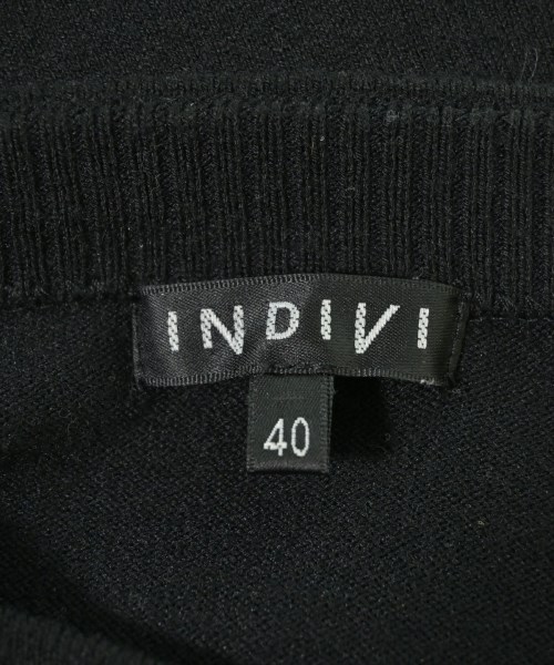 INDIVI（インディヴィ）ニット・セーター 黒 サイズ:40(L位) レディース/2200645211030
