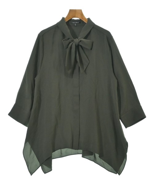 INDIVI(インディヴィ)ブラウス カーキ サイズ:38(M位)/2200645969054