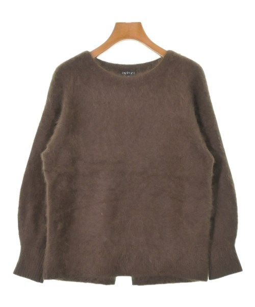 INDIVI(インディヴィ)ニット・セーター 茶 サイズ:38(M位)/2200623981078