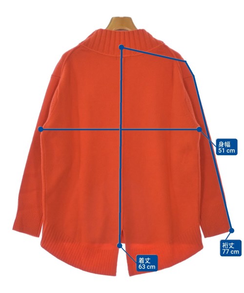 INDIVI（インディヴィ）ニット・セーター 赤 サイズ:34(XS位) レディース/2200636982031