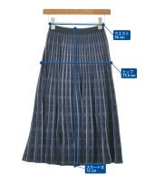 INDIVI（インディヴィ）ひざ丈スカート 紺 サイズ:05(XXS位) レディース/2200637882026