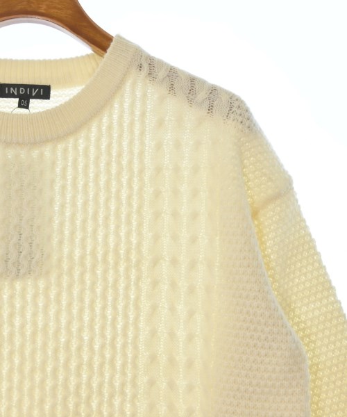 INDIVI（インディヴィ）ニット・セーター 白 サイズ:05(XXS位) レディース/2200637882095