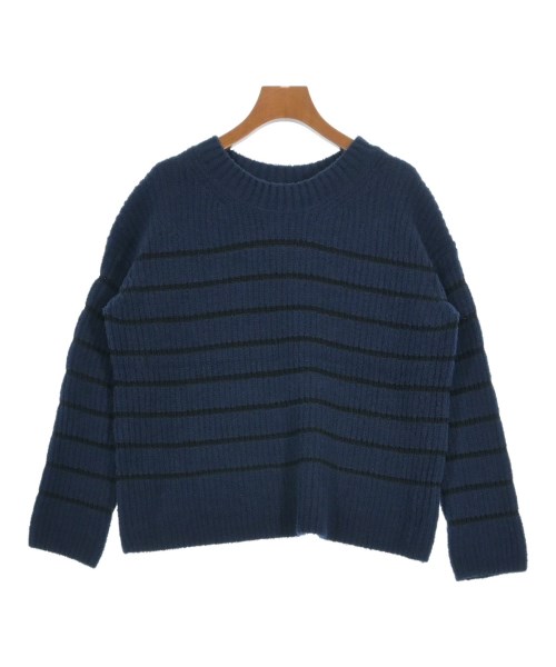 INDIVI(インディヴィ)ニット・セーター 紺 サイズ:38(M位)/2200638170078
