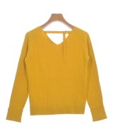INDIVI（インディヴィ）ニット・セーター 黄 サイズ:38(M位) レディース/2200643183049