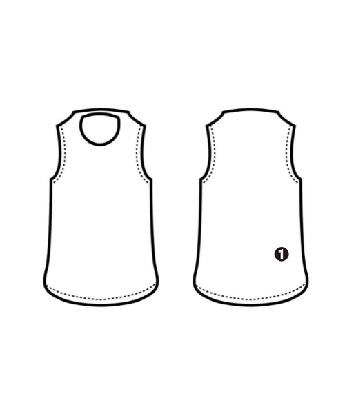 INDIVI（インディヴィ）ベスト 白 サイズ:34(XS位) レディース/2200646081045