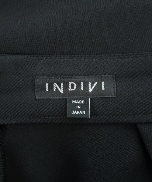 INDIVI（インディヴィ）ひざ丈スカート 黒 サイズ:44(XL位) レディース/2200634933028
