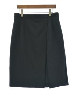 INDIVI（インディヴィ）ひざ丈スカート 黒 サイズ:44(XL位) レディース/2200634933028