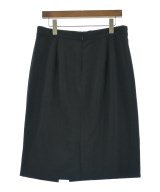 INDIVI（インディヴィ）ひざ丈スカート 黒 サイズ:44(XL位) レディース/2200634933028