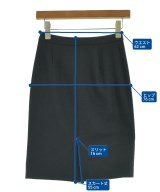 INDIVI（インディヴィ）ひざ丈スカート 黒 サイズ:34(XS位) レディース/2200636844025