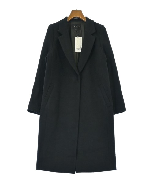 INDIVI(インディヴィ)チェスターコート 黒 サイズ:38(M位)/2200637829045