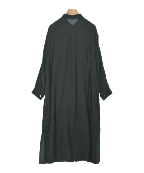 INDIVI（インディヴィ）シャツワンピース 黒 サイズ:38(M位) レディース/2200637829403