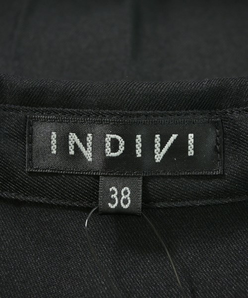 INDIVI（インディヴィ）シャツワンピース 黒 サイズ:38(M位) レディース/2200637829403