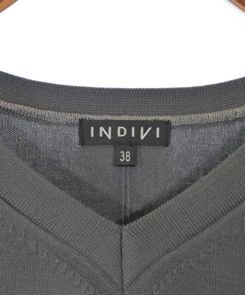 INDIVI（インディヴィ）ニット・セーター グレー サイズ:38(M位) レディース/2200637829793