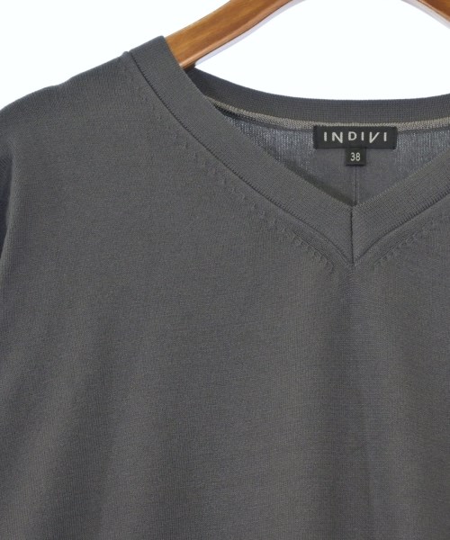 INDIVI（インディヴィ）ニット・セーター グレー サイズ:38(M位) レディース/2200637829793