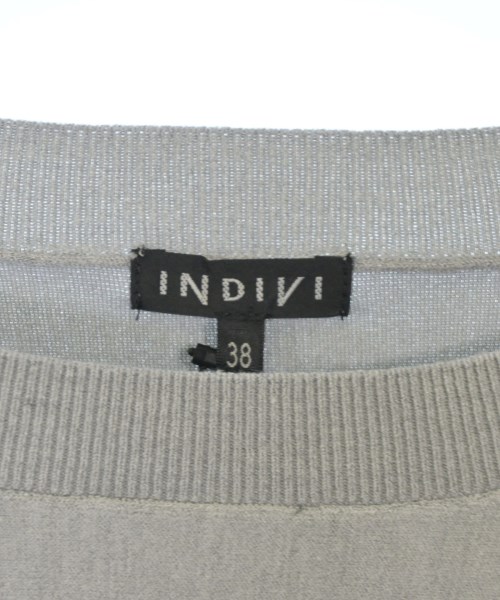 INDIVI（インディヴィ）ニット・セーター グレー サイズ:38(M位) レディース/2200637829885