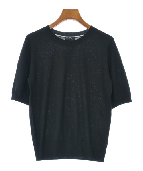 INDIVI(インディヴィ)ニット・セーター 黒 サイズ:38(M位)/2200637829915