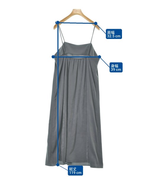 INDIVI（インディヴィ）ワンピース グレー サイズ:38(M位) レディース/2200637929097