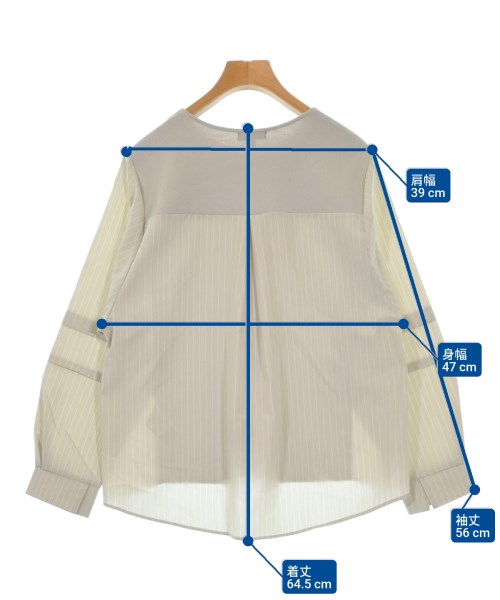 INDIVI（インディヴィ）カジュアルシャツ ベージュ サイズ:38(M位) レディース/2200637929127