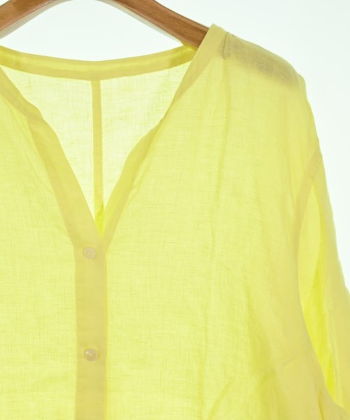 INDIVI（インディヴィ）ブラウス 黄 サイズ:13(XL位) レディース/2200642334046