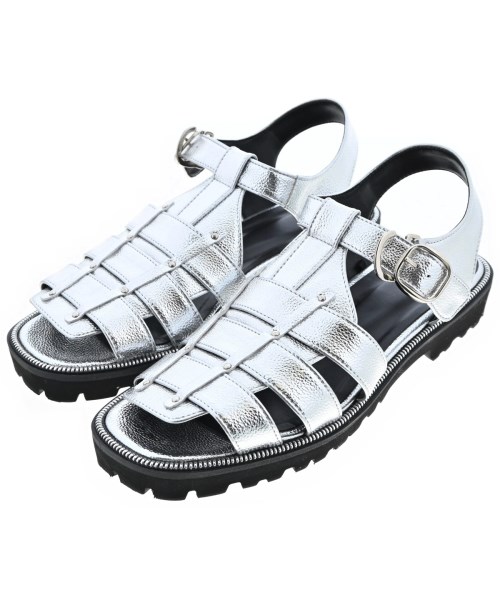 INDIVI(インディヴィ)サンダル シルバー サイズ:45(24.5cm位)/2200648860181