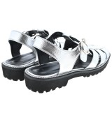 INDIVI（インディヴィ）サンダル シルバー サイズ:45(24.5cm位) レディース/2200648860181