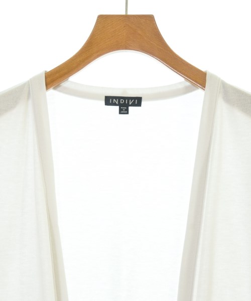 INDIVI（インディヴィ）カーディガン 白 サイズ:40(L位) レディース/2200640895112