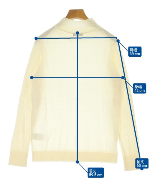 INDIVI（インディヴィ）ニット・セーター 白 サイズ:40(L位) レディース/2200640895167