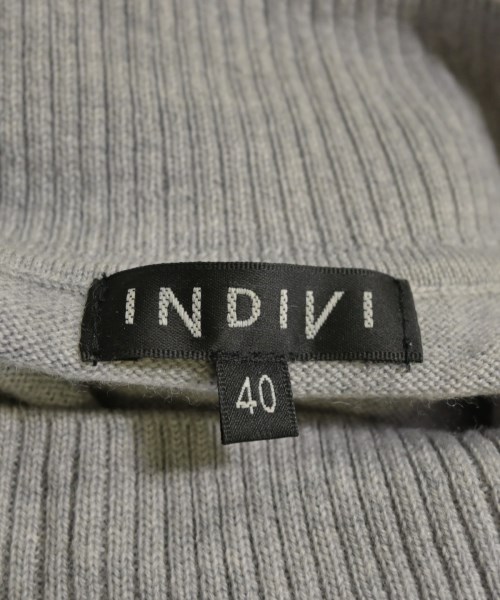 INDIVI（インディヴィ）ニット・セーター グレー サイズ:40(L位) レディース/2200640895211