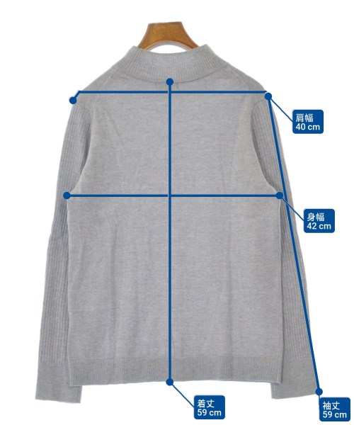 INDIVI（インディヴィ）ニット・セーター グレー サイズ:40(L位) レディース/2200640895211