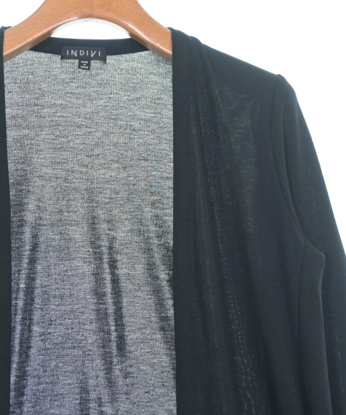 INDIVI（インディヴィ）カーディガン 黒 サイズ:05(XXS位) レディース/2200641343100