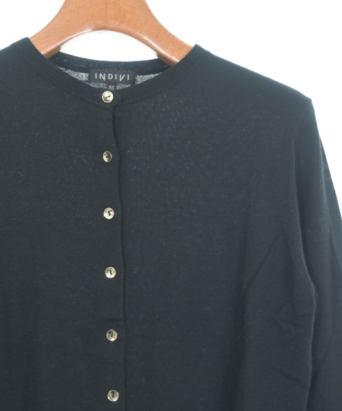 INDIVI（インディヴィ）カーディガン 黒 サイズ:05(XXS位) レディース/2200641343117