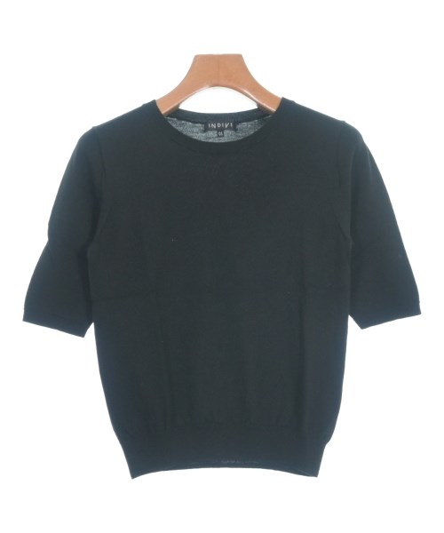 INDIVI(インディヴィ)ニット・セーター 黒 サイズ:05(XXS位)/2200641343124